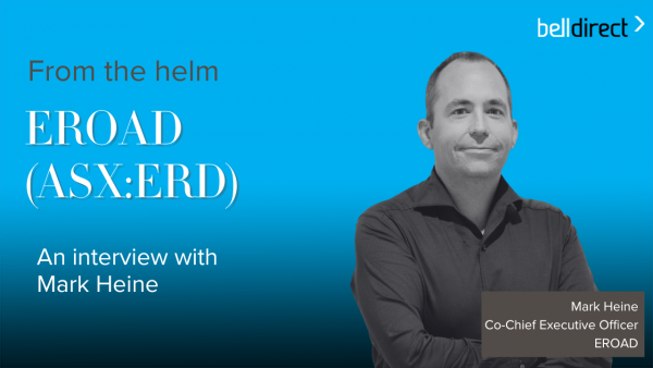 From the helm: EROAD Ltd (ASX:ERD) Co-CEO, Mark Heine