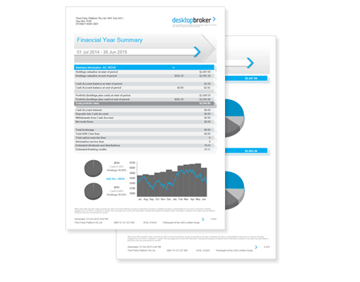 Easy tax reporting