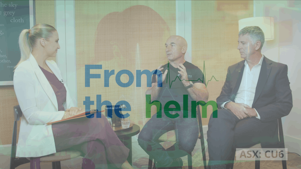 From the helm: Clarity Pharma (ASX:CU6)