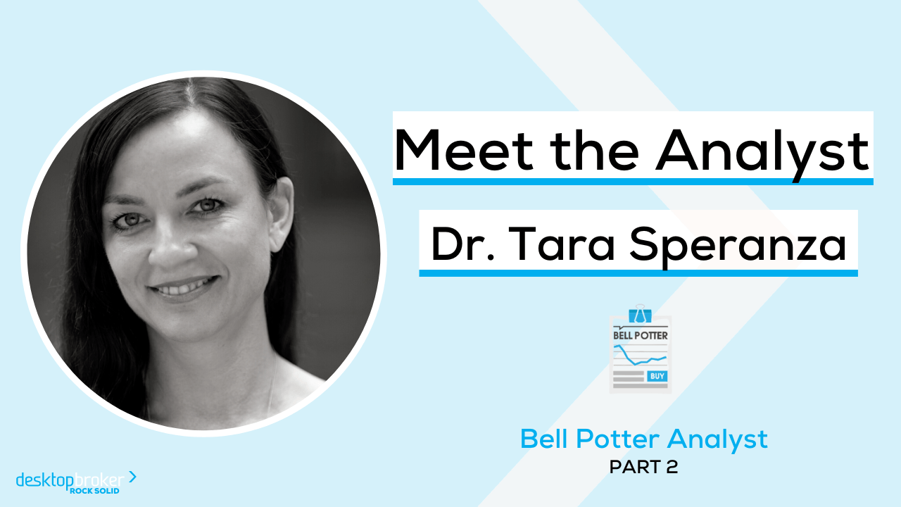 Meet the Analyst: Dr. Tara Speranza