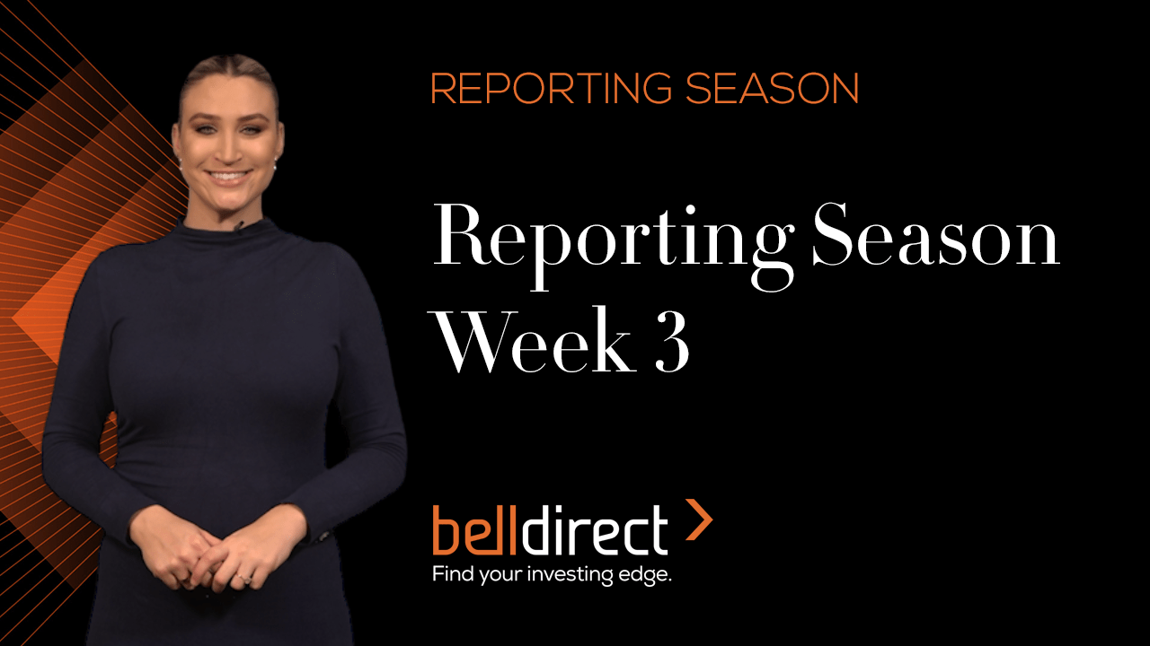 Reporting Season August 2025 Week 3
